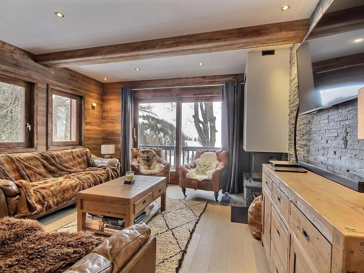 Chalet Renove Au Pied Des Pistes Avec Balcon Et Cheminee - Fr-1-455-231 La Plagne-Tarentaise Frankrike